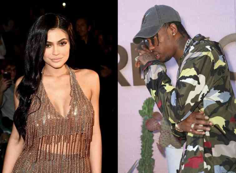 Kylie Jenner ve Travis Scott, kucak kucağa.