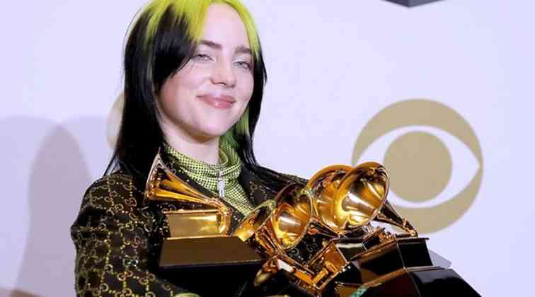 Grammy'ye Billie Eilish rüzgarı.